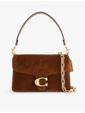 Coach shoulder bag two-compartment leather-suede, UK version