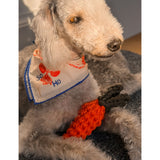 St. Pia carrot fabric dog and cat toy, imported from the UK