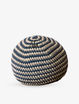 St. Pia carnival stripe cotton dog and cat ball 8cm (British brand)