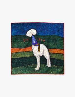 St. Pia cotton bandana large party (British brand)