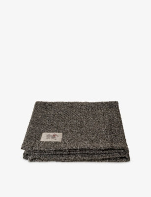 St. Pia Terra small cotton-blend pet blanket 65cm, imported from the UK