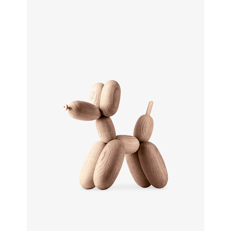 Balloon D'og large oak dog figurine 30cm, imported from the UK
