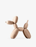 Balloon D'og large oak dog figurine 30cm, imported from the UK
