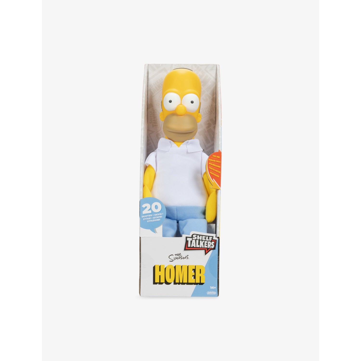 Shelf Talkers Homer Simpson toy 30cm (British brand)