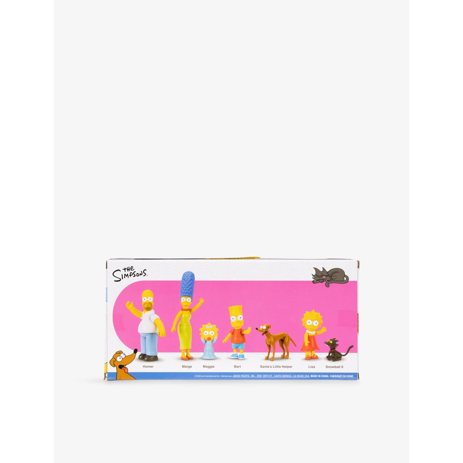 The Simpsons family mini figure set 7cm (British brand)