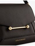 Strathberry Mosaic Nano leather top handle bag (British brand)