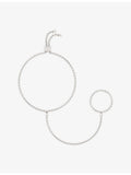 Phoria sterling silver topaz hand chain, UK version