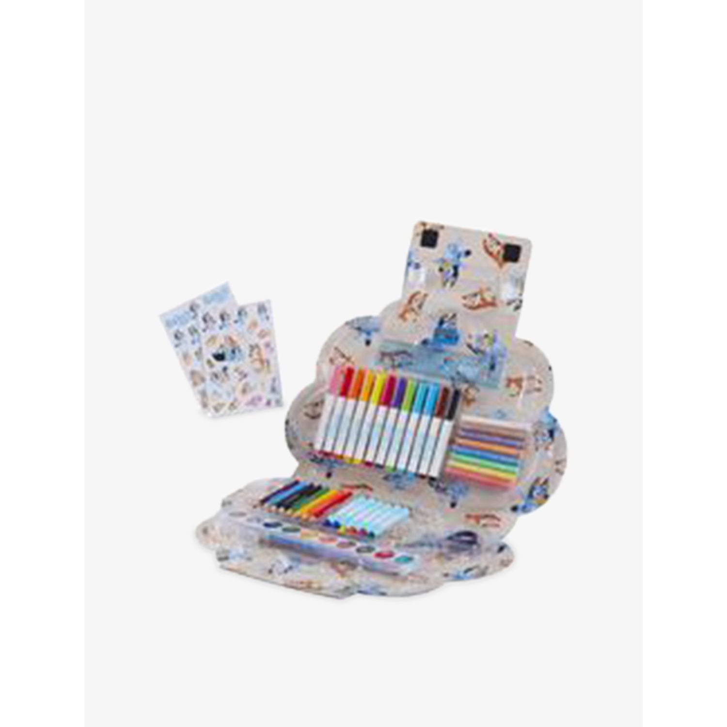 Bluey 50-piece art compendium kit with paints and carry case - British product
