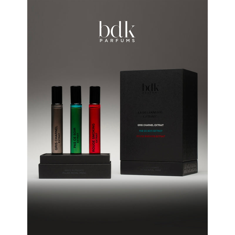BDK Parfums Les Extraits Collection discovery set 3x10ml, imported from the UK
