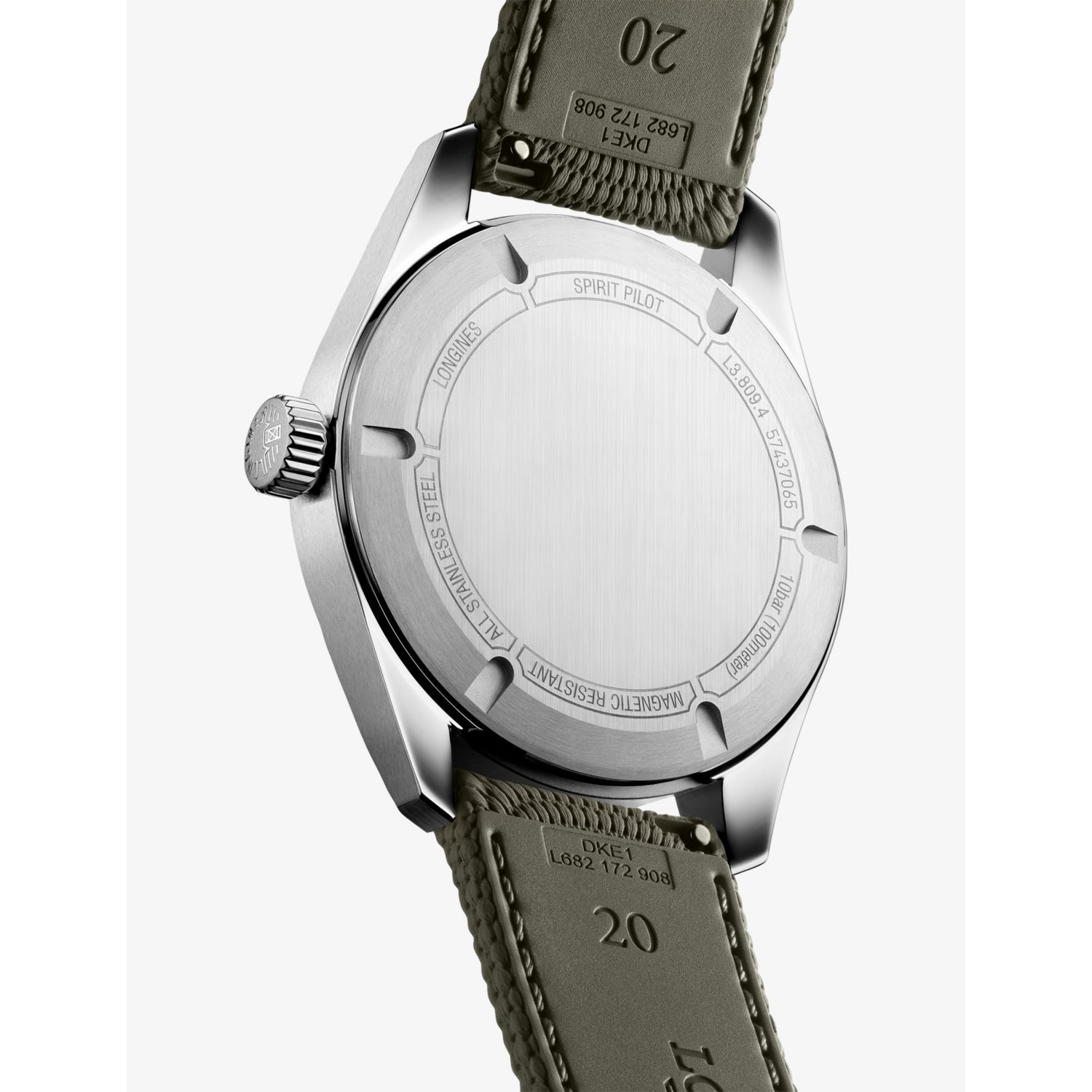 Longines Spirit Pilot stainless steel automatic watch 39mm - British product
