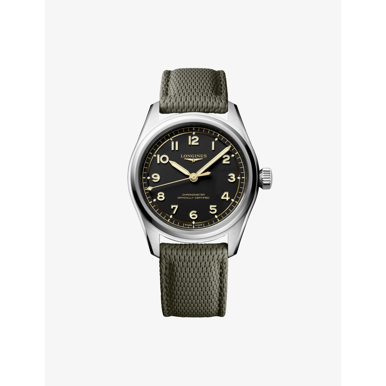 Longines Spirit Pilot stainless steel automatic watch 39mm - British product