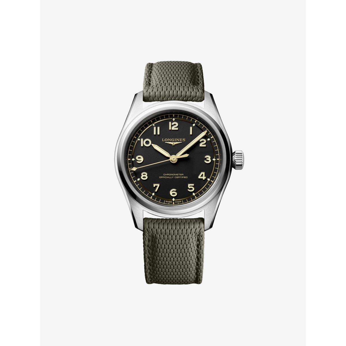 Longines Spirit Pilot stainless steel automatic watch 39mm - British product