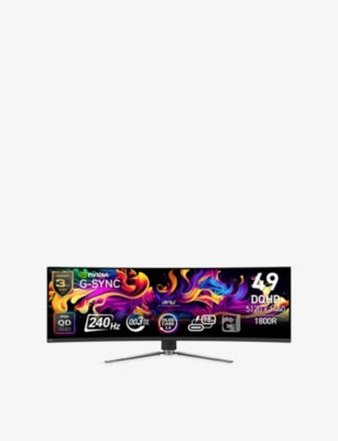 MSI QD-OLED curved gaming monitor 49in - British product