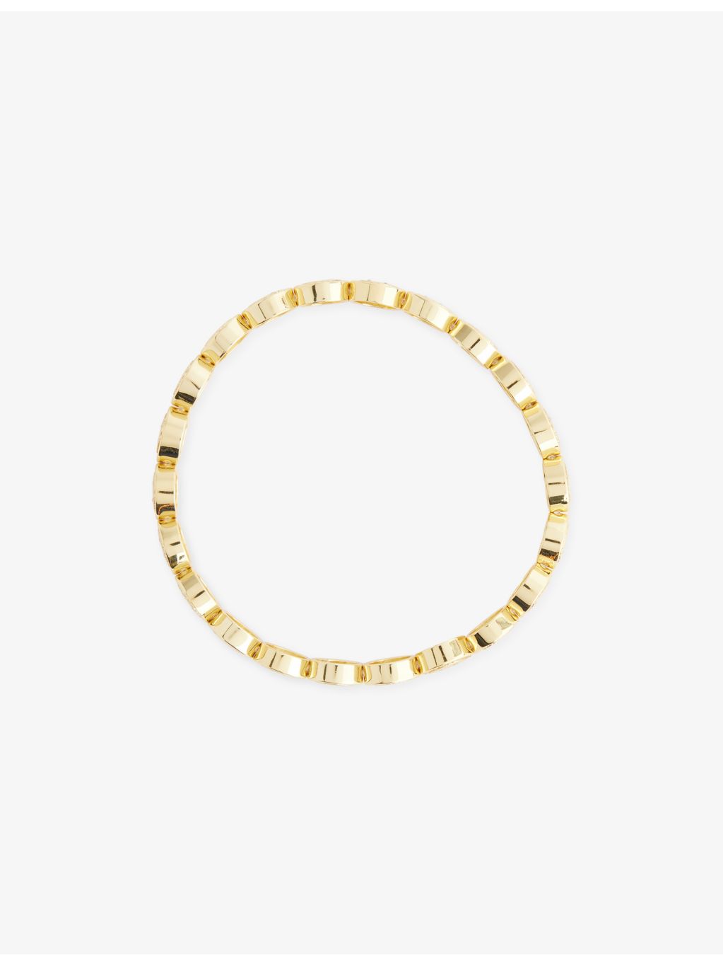Lisa Gozlan Happy Face cubic zirconia bracelet 7in - British product