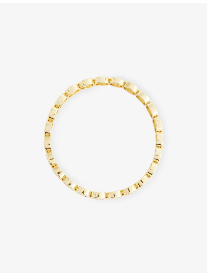 Lisa Gozlan Happy Face gold-plated bracelet with cubic zirconia (British brand)