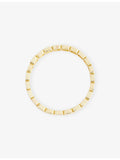 Lisa Gozlan dice bracelet cubic zirconia gold-plated 7in, imported from the UK