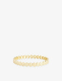Lisa Gozlan Mini Classic Happy Face 18ct Yellow Gold-Plated Brass Bracelet