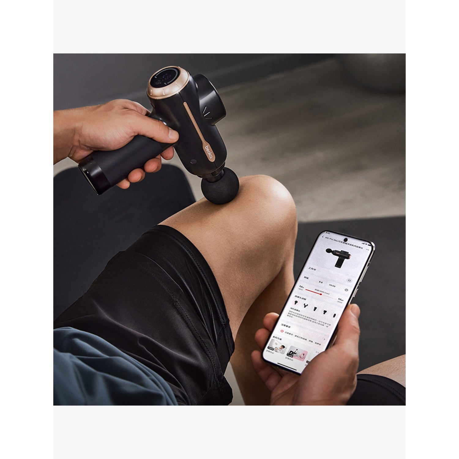 Beoka M2 Pro Max massage gun variable depth hot cold, UK version