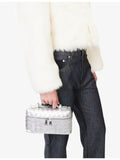 Bottega Veneta small lamb leather crossbody bag, imported from the UK