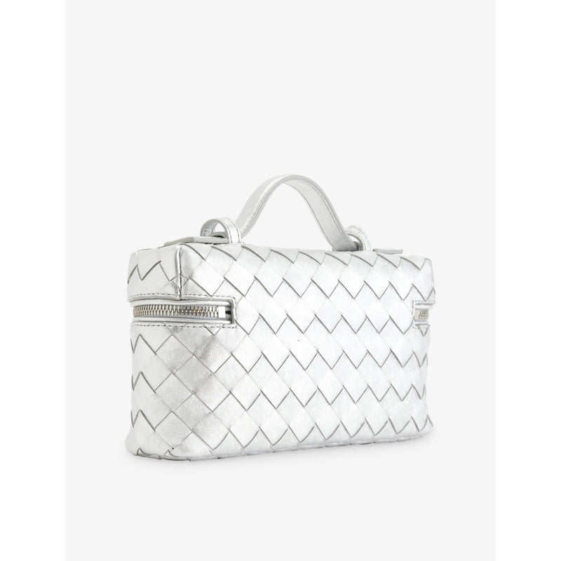 Bottega Veneta small lamb leather crossbody bag, imported from the UK