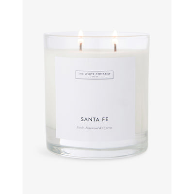 selfridges The White Company Santa Fe Two-Wick Scented Mineral-Wax Candle 280g- Buy online at McGrocer