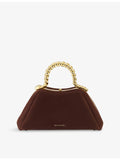 Bvlgari Serpentine Mini top handle bag in nubuck leather, UK version