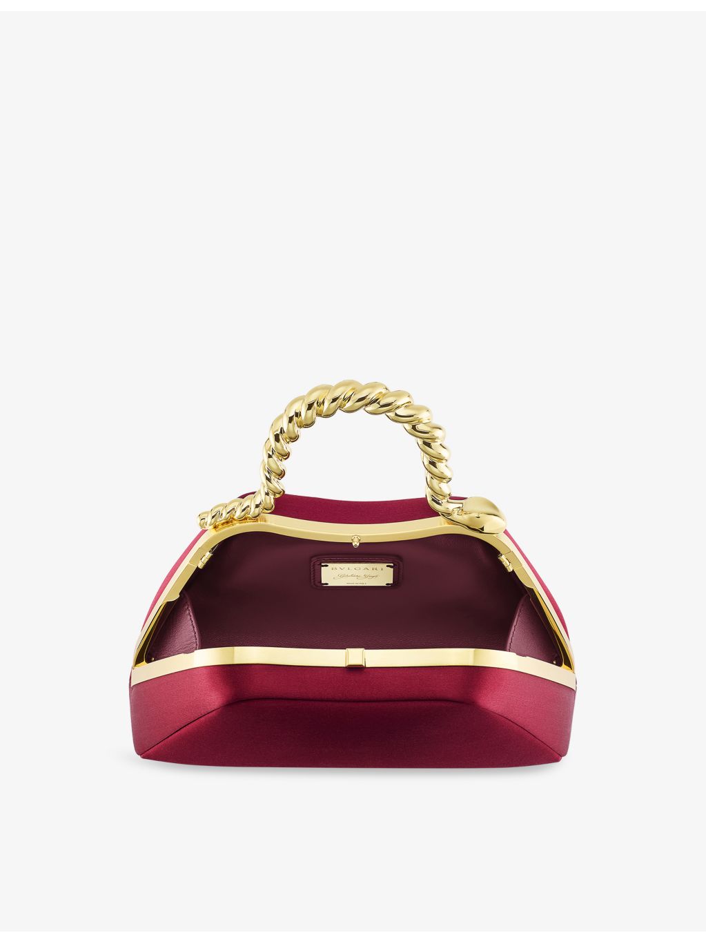 Bvlgari Serpentine Mini Satin Bag 21x12x8cm - British product