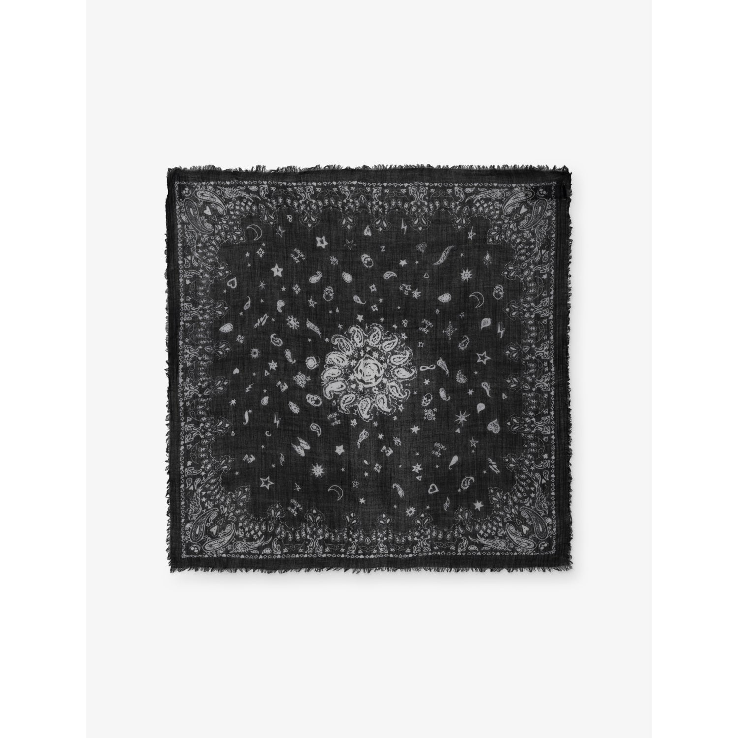 Nuage Cashmere Bandana Scarf - BABY BLUE