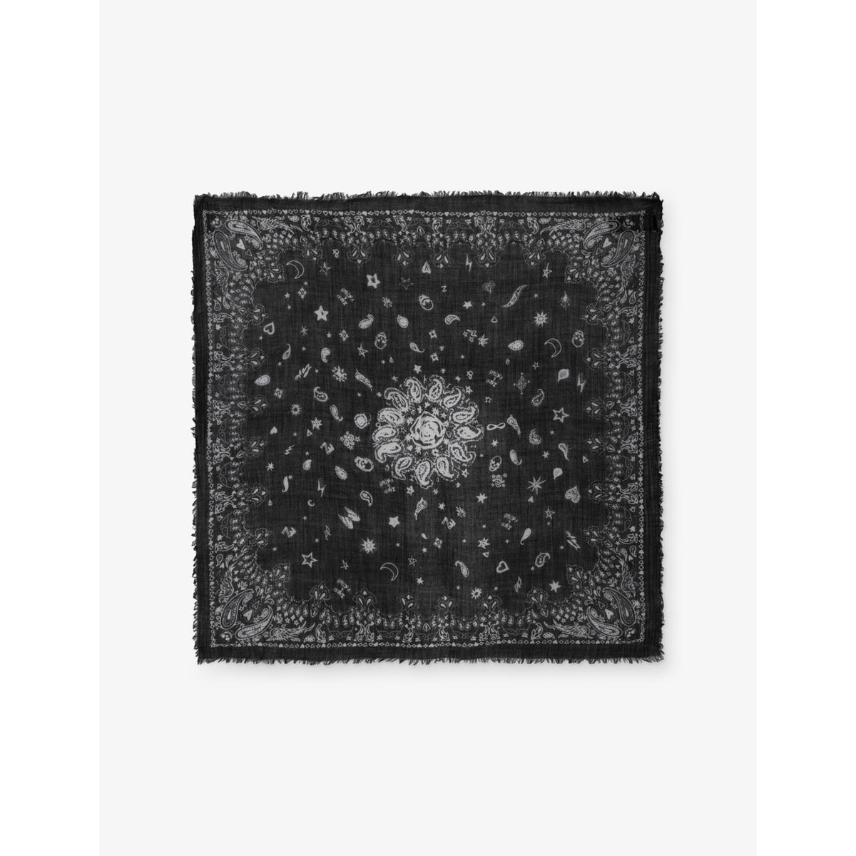 Nuage Cashmere Bandana Scarf - BABY BLUE
