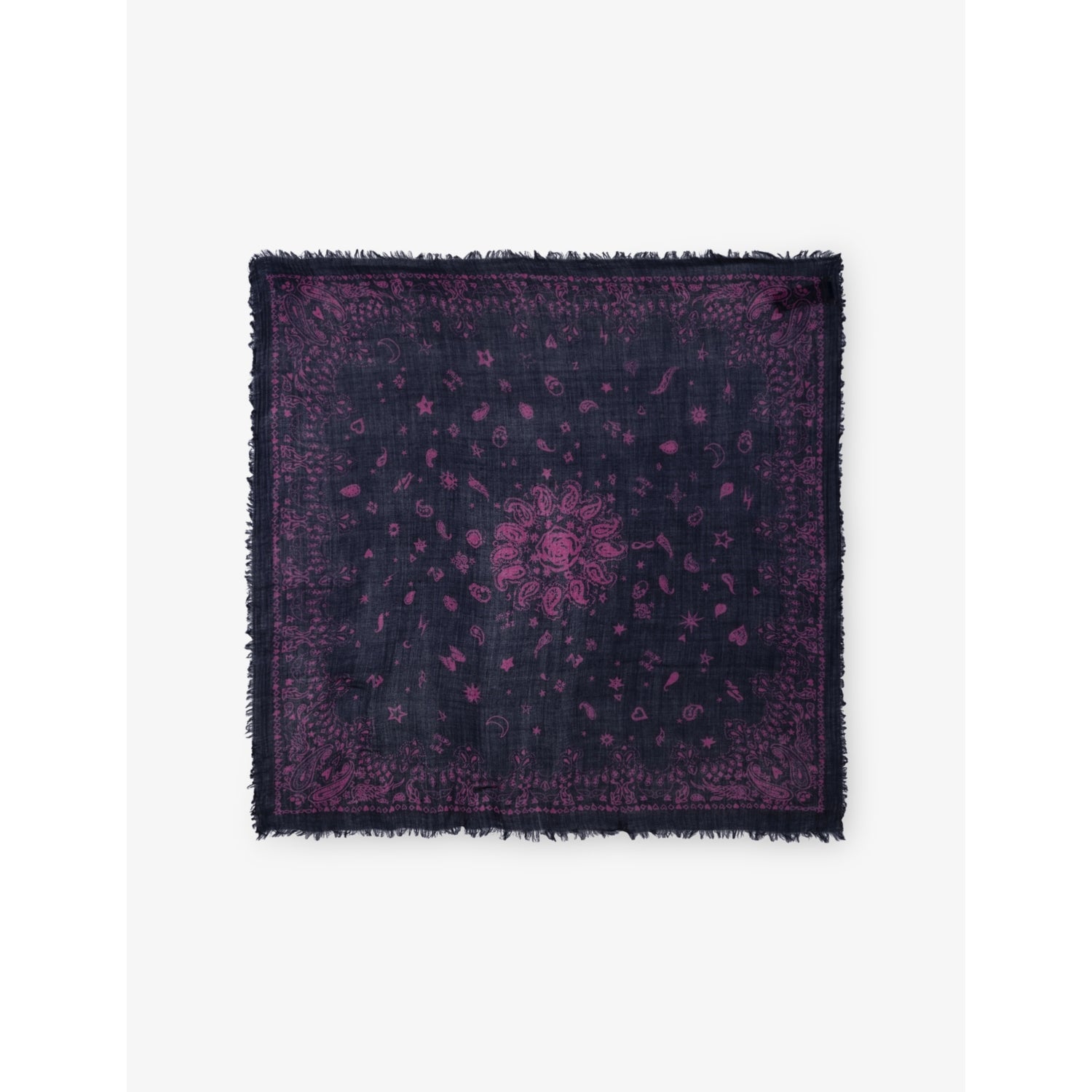 Zadig&Voltaire Nuage Cashmere Bandana Scarf