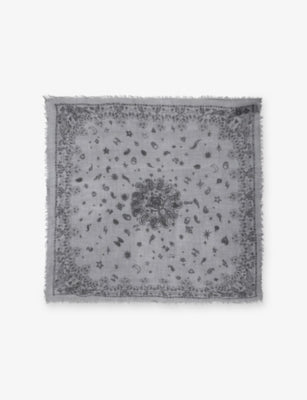 Zadig&Voltaire Nuage Cashmere Bandana Scarf 90cm x 90cm