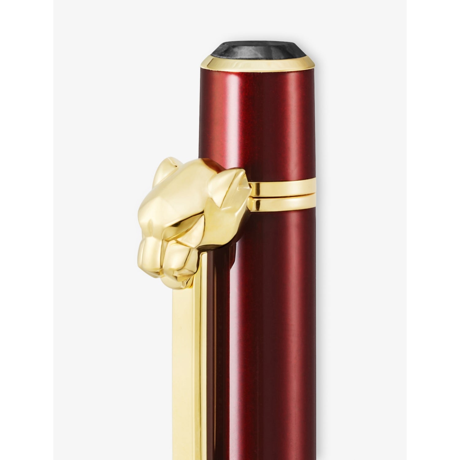 Cartier Panthère small ballpoint pen in burgundy, imported from the UK