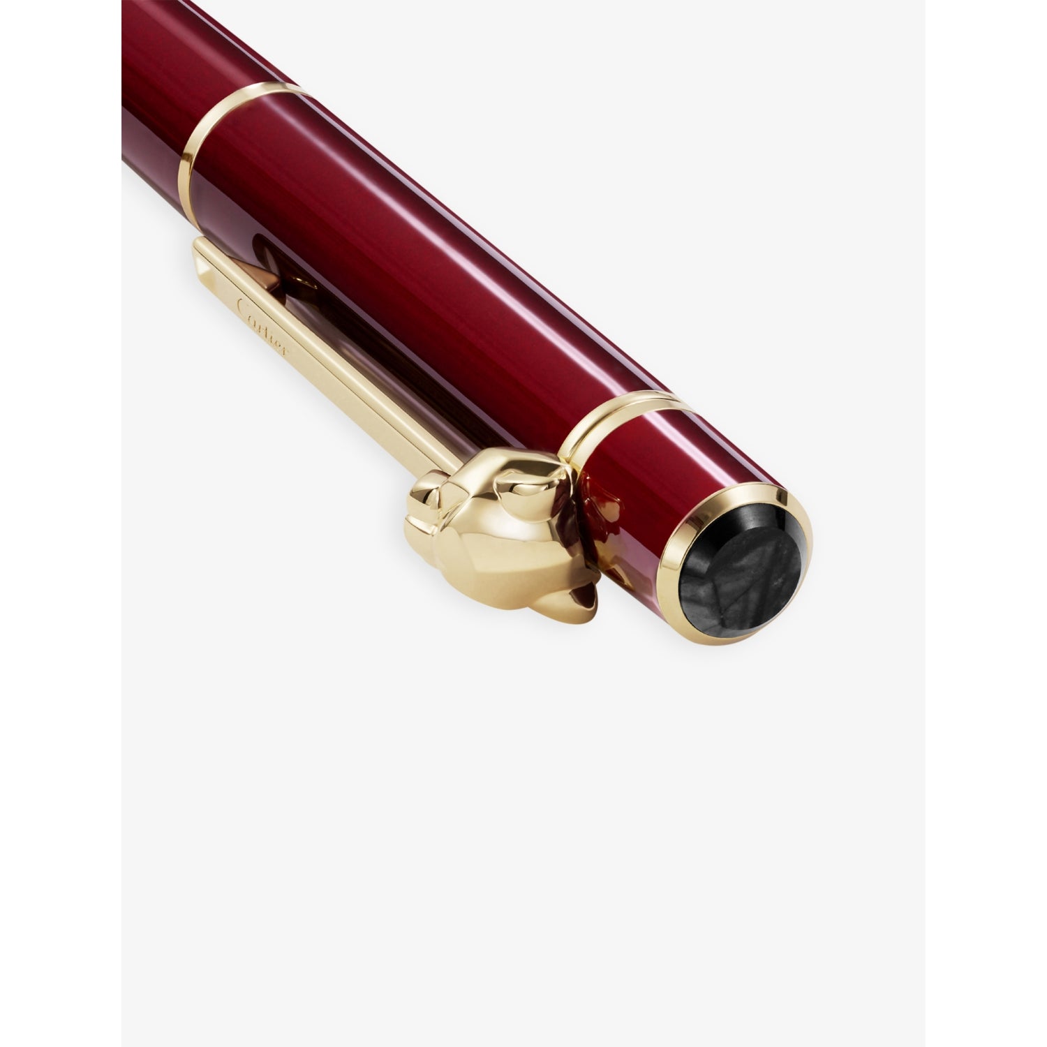 Cartier Panthère small ballpoint pen in burgundy, imported from the UK
