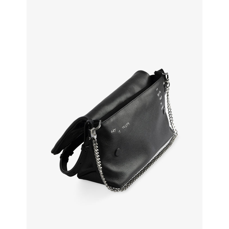 Zadig Voltaire Rocky II graffiti leather cross-body bag, UK version