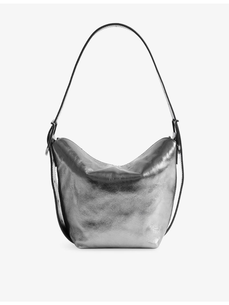 Zadig&Voltaire Baby Jane metallic leather shoulder bag - British product