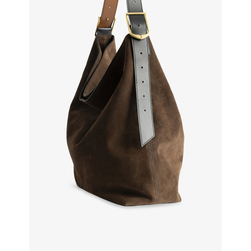 Zadig&Voltaire Jane Hobo XL suede shoulder bag, UK version