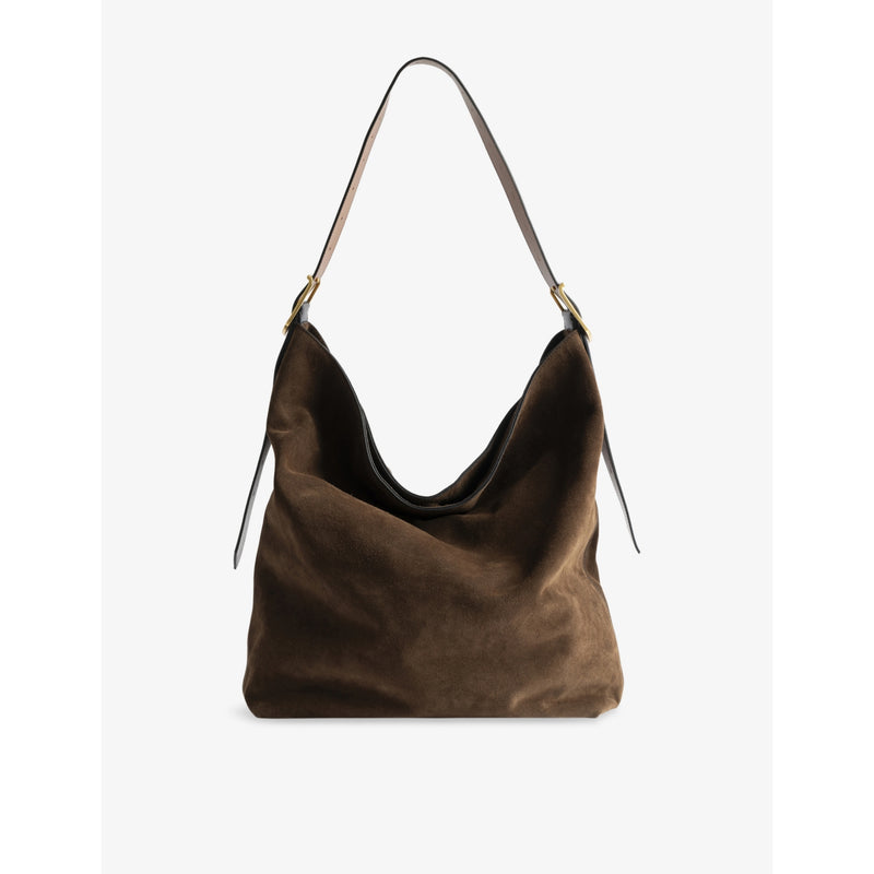 Zadig&Voltaire Jane Hobo XL suede shoulder bag, UK version
