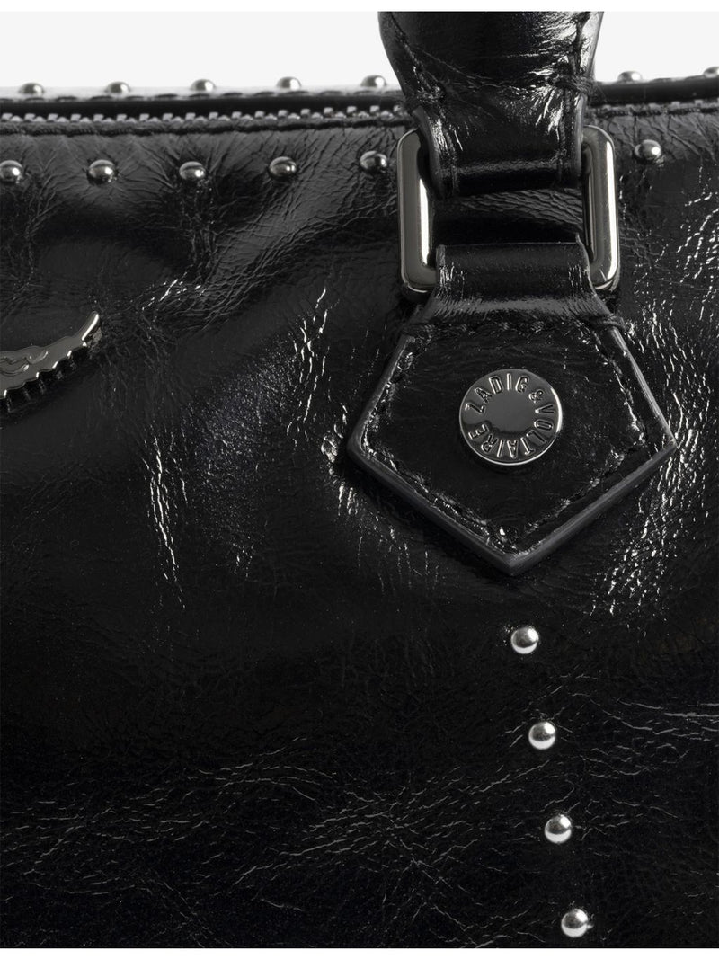 Zadig&Voltaire Sunny XS stud-embellished leather top-handle bag, UK version