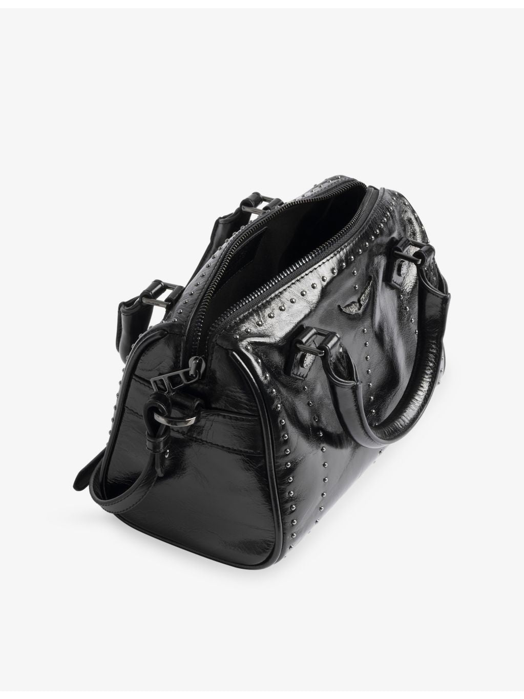 Zadig&Voltaire Sunny XS stud-embellished leather top-handle bag, UK version