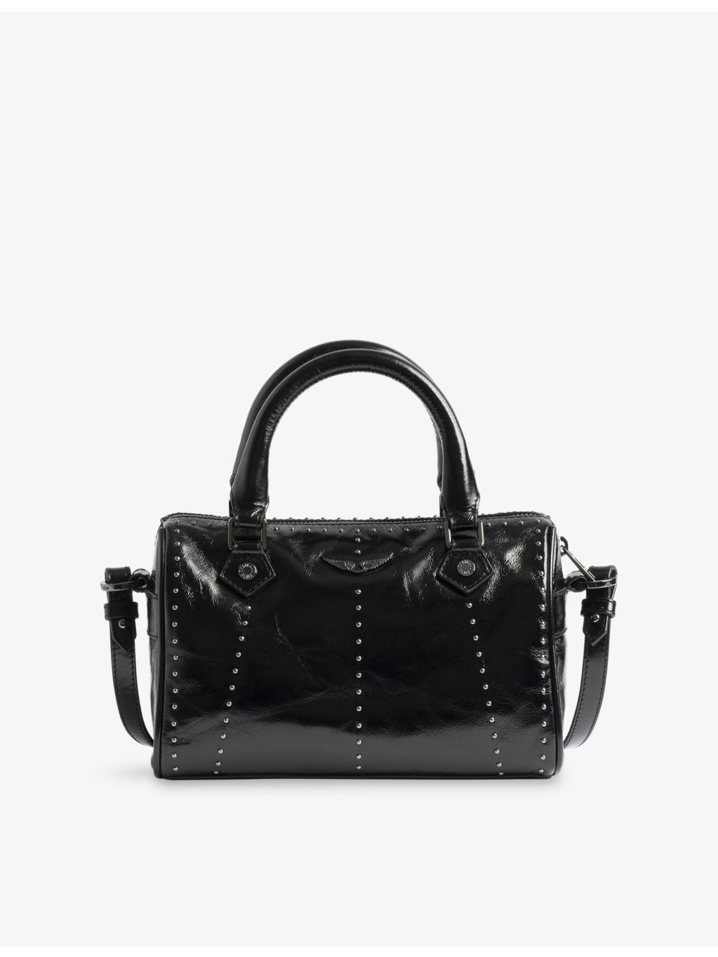 Zadig&Voltaire Sunny XS stud-embellished leather top-handle bag, UK version