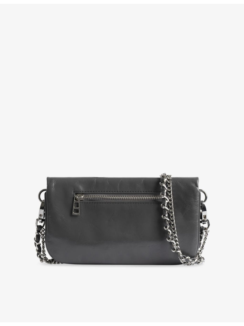 Zadig Voltaire Rock Nano leather clutch bag (British brand)