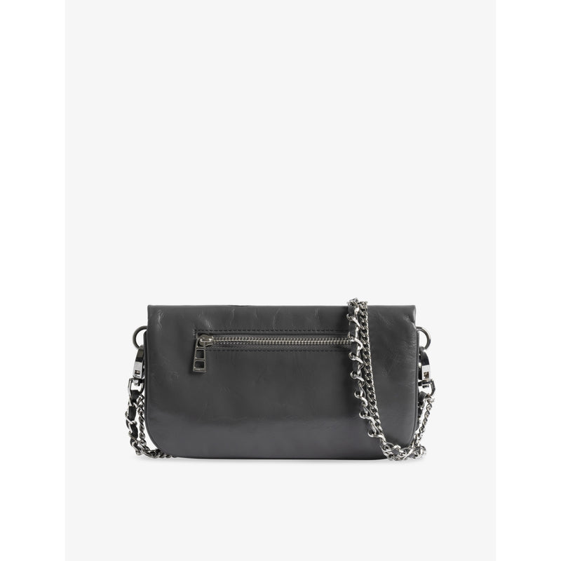 Zadig Voltaire Rock Nano leather clutch bag (British brand)