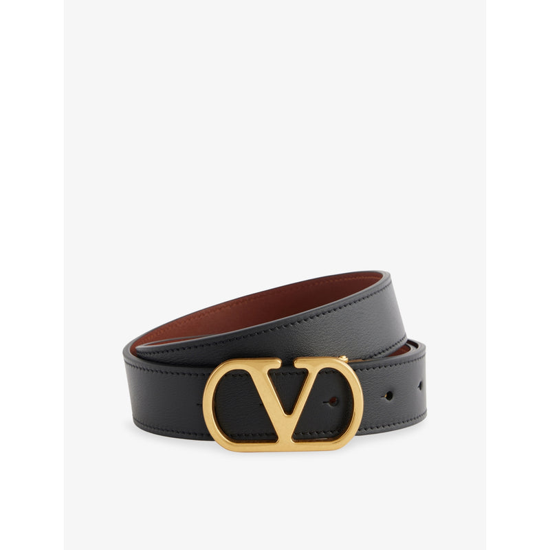 VLogo Signature Reversible Leather Belt - 24