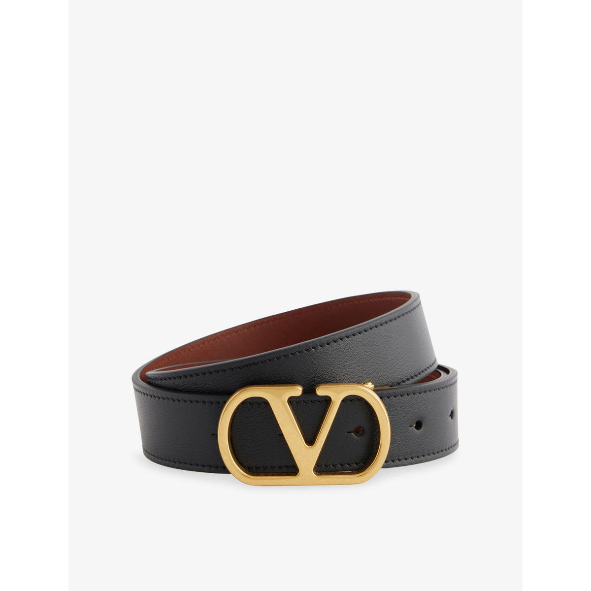 VLogo Signature Reversible Leather Belt - 24