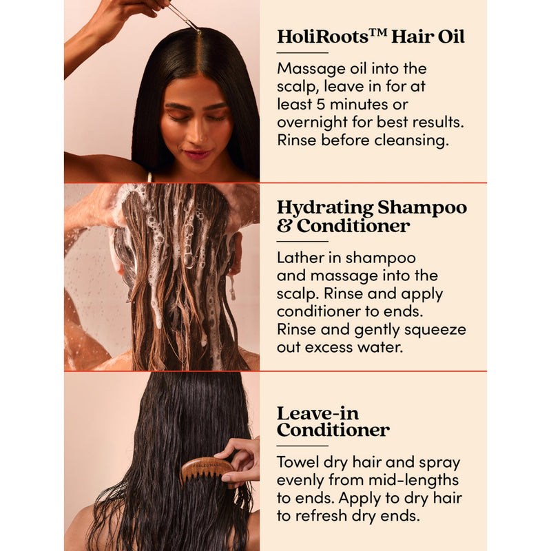 Fable and Mane Wild About Hydration Hair Kit travel set (British brand)