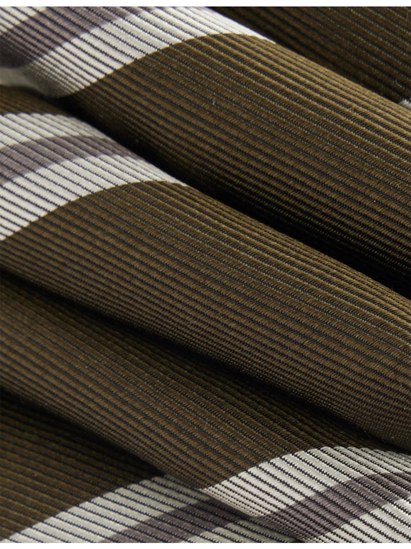 Dunhill striped wide-blade silk tie for men, UK version
