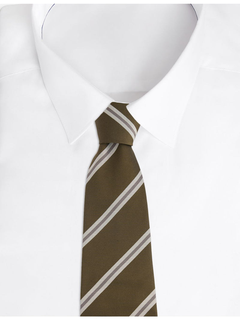 Dunhill striped wide-blade silk tie for men, UK version