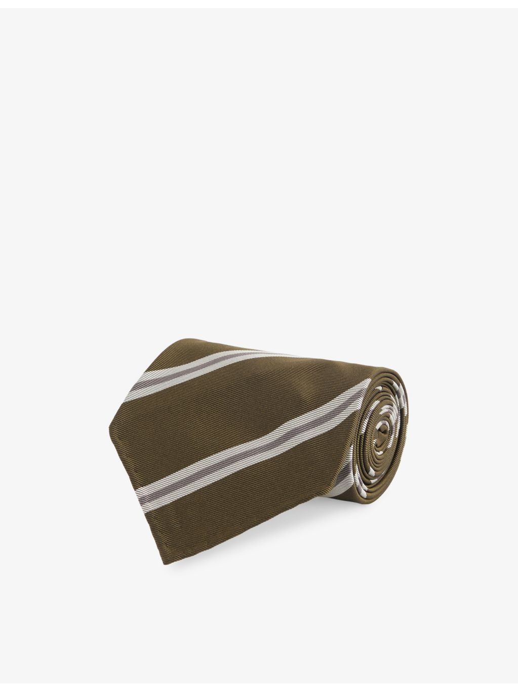 Dunhill striped wide-blade silk tie for men, UK version