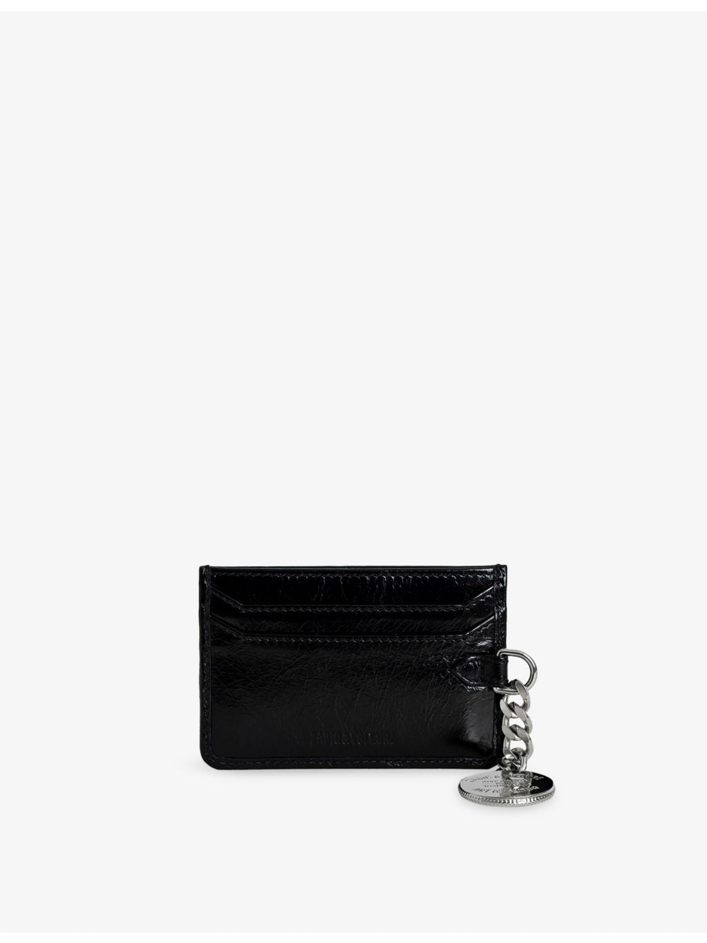 Zadig&Voltaire vintage leather card holder 10.5cm (British brand)