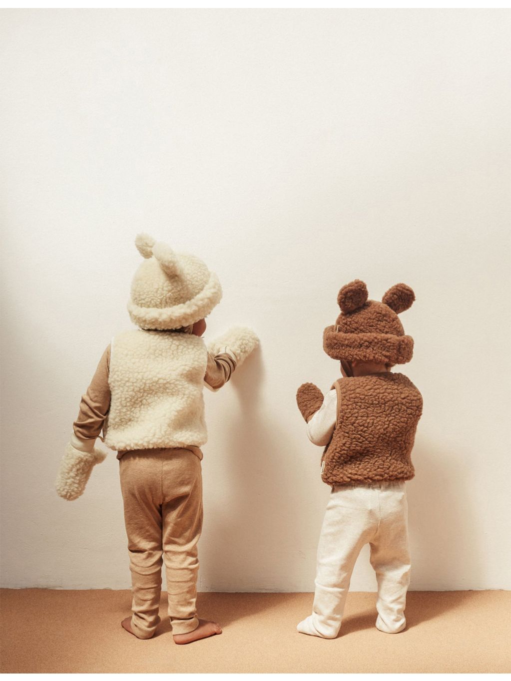 BINIBAMBA Teddy Time merino-wool baby gift set 0-12 months (British brand)